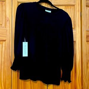 Smocked 3/4 sleeve top